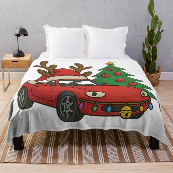 Item preview, Christmas Miata Reindeer Holiday Car designed and sold by Fam19.