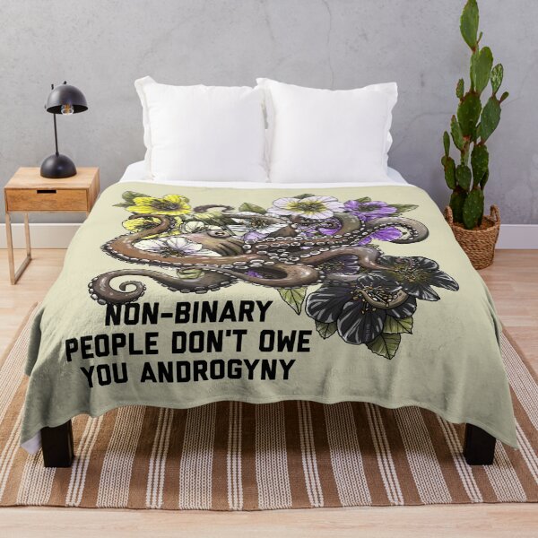 Item preview, Non-binary People Don't Owe You Androgyny designed and sold by Art by Veya.