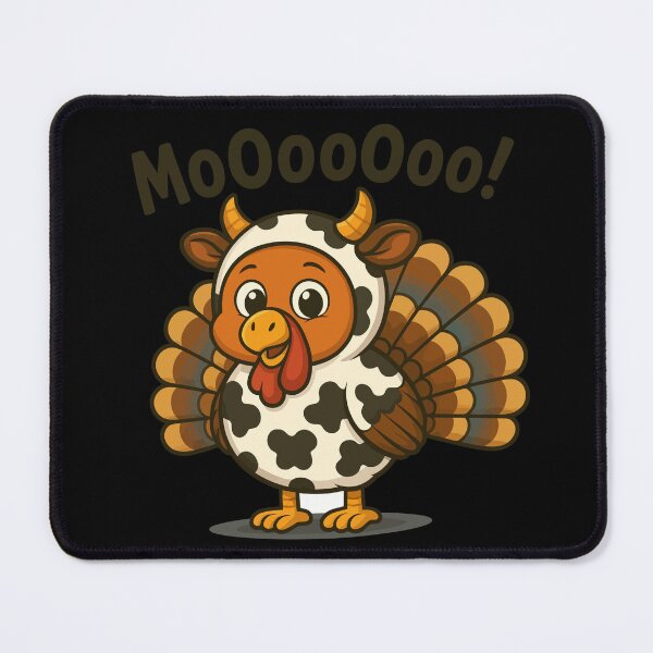Item preview, Funny Cow Turkey Thanksgiving Mooo Kids Sublimation Design designed and sold by BANKACEM.STORE.