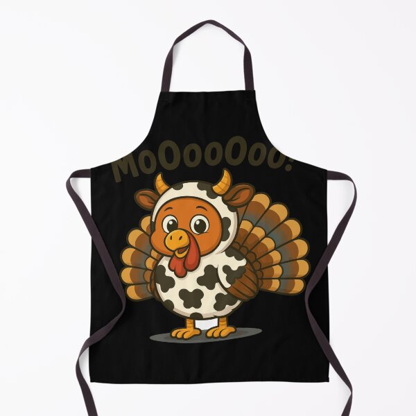 Item preview, Funny Cow Turkey Thanksgiving Mooo Kids Sublimation Design designed and sold by BANKACEM.STORE.