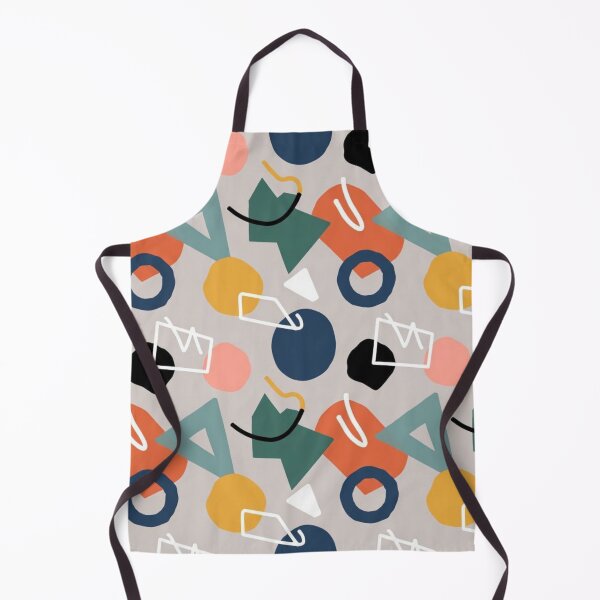 Item preview, Abstract Geometric Shapes – Modern Mid-Century Taupe Pattern designed and sold by GuffyGlowVault.