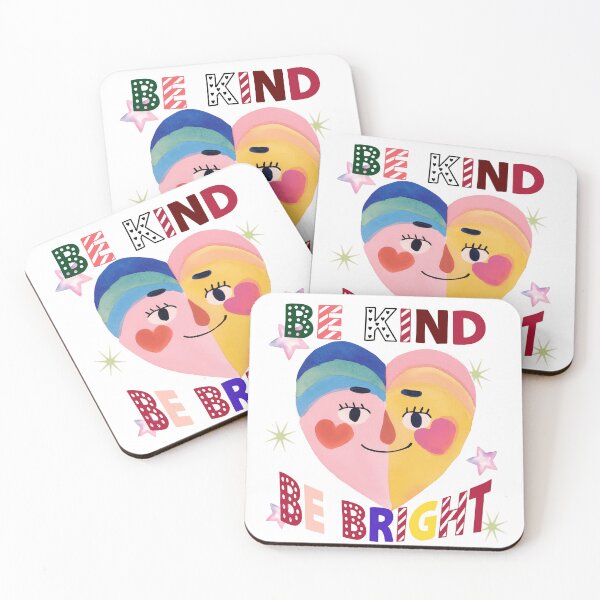Item preview, Be Kind Be Bright – Hand-Drawn Rainbow Heart for Little Hearts designed and sold by HappySproutArt.