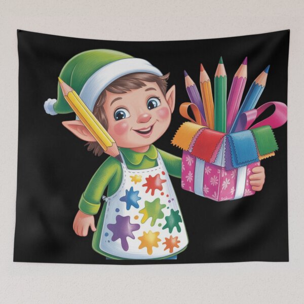 Item preview, COLORIST CHRISTMAS Elf designed and sold by YourTrendyTees.