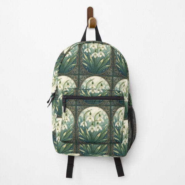 Item preview, Happy January Birthday Galanthus Flowers Art Nouveau designed and sold by taiche.
