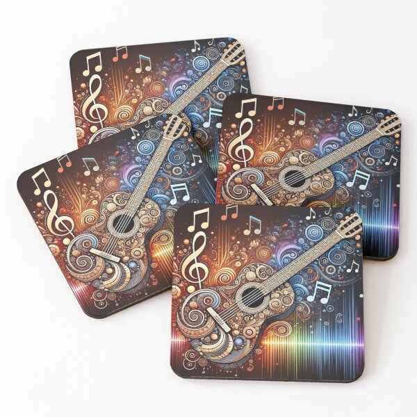 Item preview, decorative guitar designed and sold by Dogandesighn.