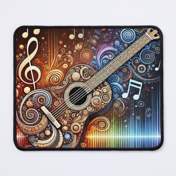 Item preview, decorative guitar designed and sold by Dogandesighn.