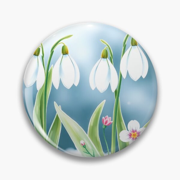 Item preview, Snow Drop Flower  designed and sold by GraphicsClub.