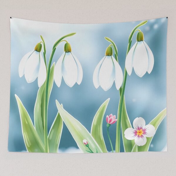 Item preview, Snow Drop Flower  designed and sold by GraphicsClub.
