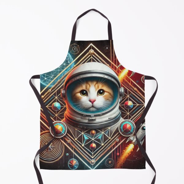 Item preview, "Astronaut Cat in a Galactic Dreamscape" designed and sold by Dogandesighn.