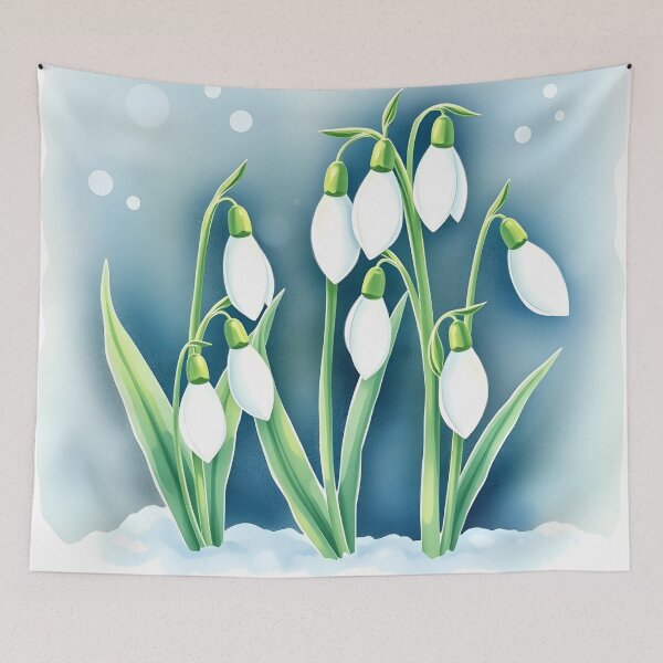 Item preview, Snow Drop Flower  designed and sold by GraphicsClub.