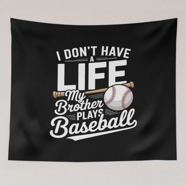 Item preview, Kids I Don't Have A Life My Brother Plays Baseball  designed and sold by Belkisallen.