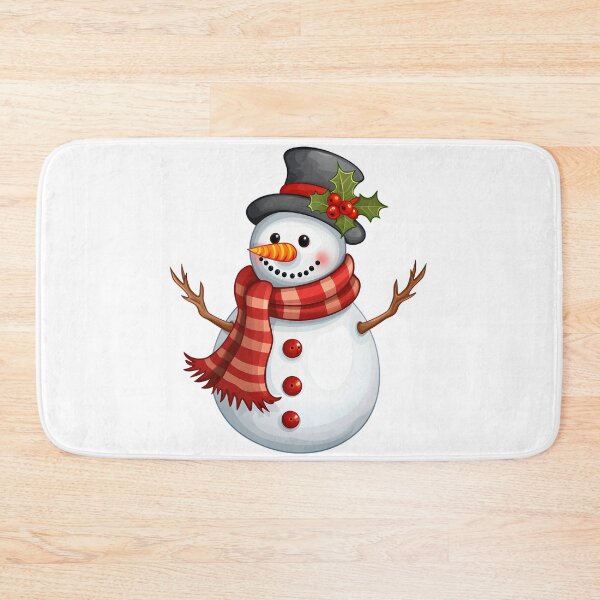 Item preview, Snowman Christmas Festive Holiday Cartoon designed and sold by CharlieDesings.