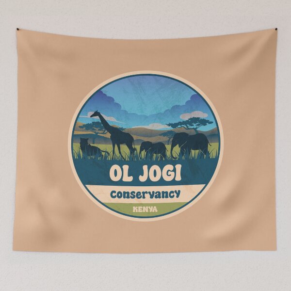 Item preview, Ol Jogi Conservancy Kenya Safari Wildlife Adventure designed and sold by CynthiaGraphics.