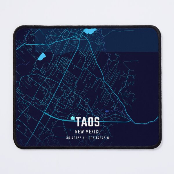 Item preview, Taos Midnight City Map designed and sold by HomeLivingCo.