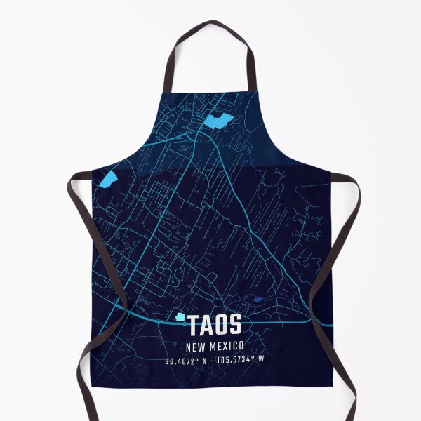 Item preview, Taos Midnight City Map designed and sold by HomeLivingCo.