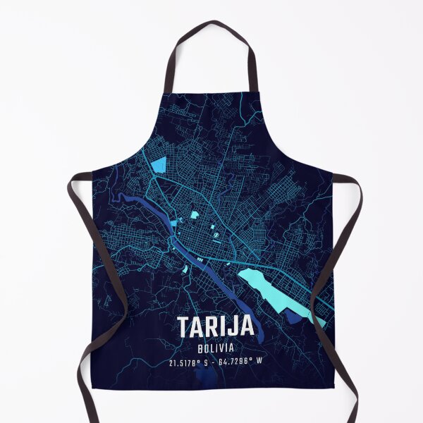 Item preview, Tarija Midnight City Map designed and sold by HomeLivingCo.
