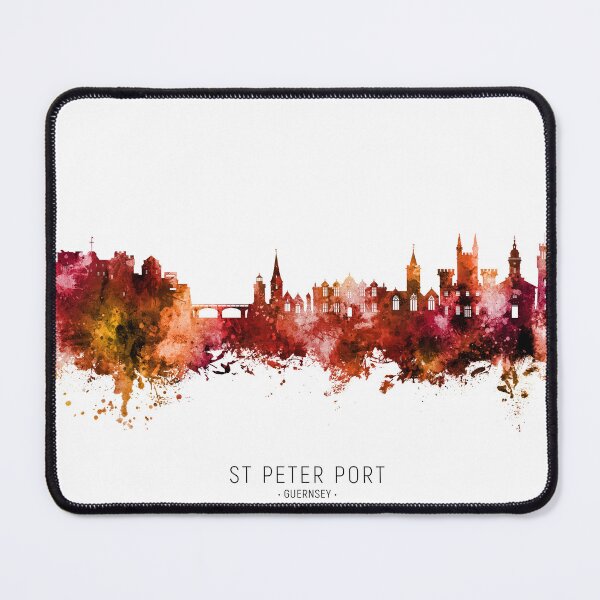 Item preview, St Peter Port Guernsey Channel Islands Skyline designed and sold by ArtPrints.