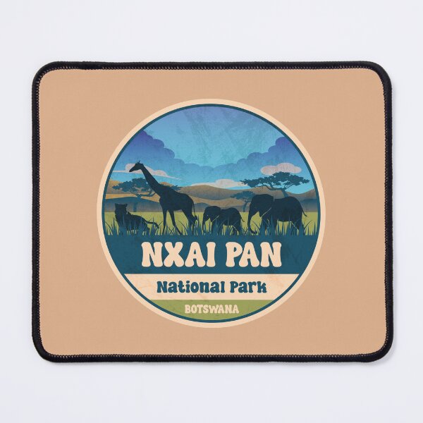 Item preview, Nxai Pan National Park Botswana Safari Adventure Art designed and sold by CynthiaGraphics.