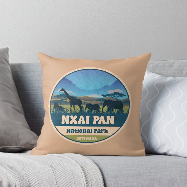 Item preview, Nxai Pan National Park Botswana Safari Adventure Art designed and sold by CynthiaGraphics.