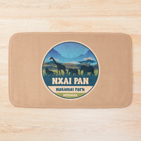 Item preview, Nxai Pan National Park Botswana Safari Adventure Art designed and sold by CynthiaGraphics.