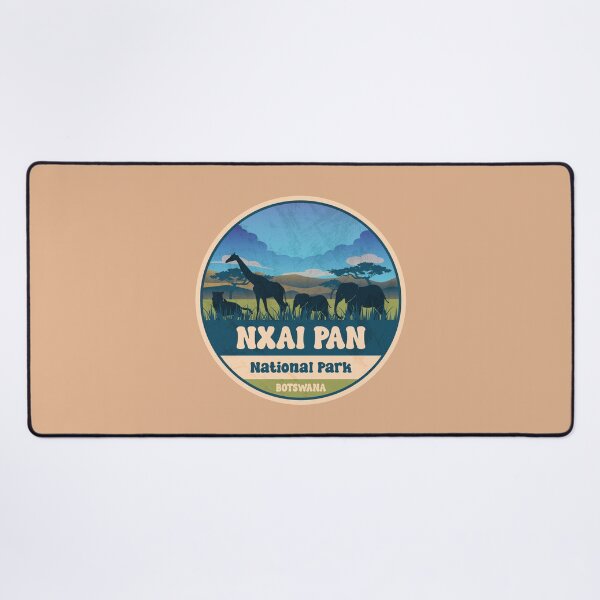 Item preview, Nxai Pan National Park Botswana Safari Adventure Art designed and sold by CynthiaGraphics.