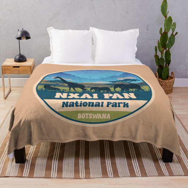 Item preview, Nxai Pan National Park Botswana Safari Adventure Art designed and sold by CynthiaGraphics.