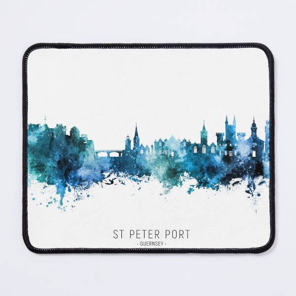 Item preview, St Peter Port Guernsey Channel Islands Skyline designed and sold by ArtPrints.