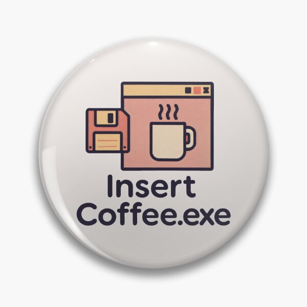 Artikelvorschau, Fügen Sie Coffee.exe im Retro-Pixel-Design ein entworfen und verkauft von SplashTastic.