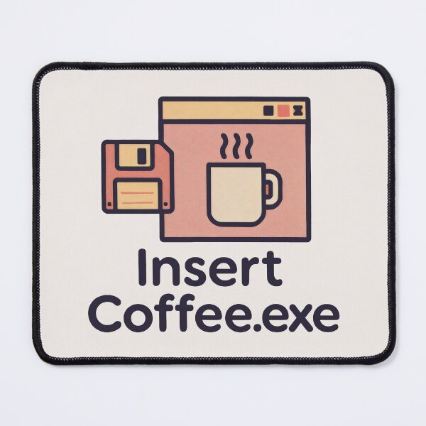 Item preview, Insert Coffee.exe Retro Pixel Design designed and sold by SplashTastic.