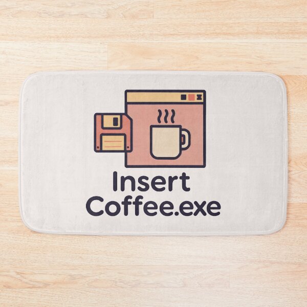 Item preview, Insert Coffee.exe Retro Pixel Design designed and sold by SplashTastic.