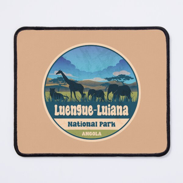 Item preview, Luengue Luiana National Park Angola Safari Adventure Art designed and sold by CynthiaGraphics.