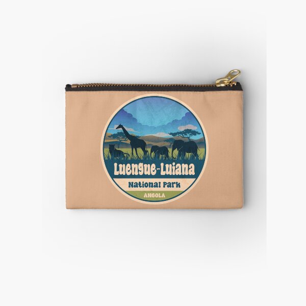Item preview, Luengue Luiana National Park Angola Safari Adventure Art designed and sold by CynthiaGraphics.