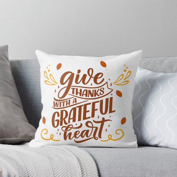 Item preview, Give Thanks With a Grateful Heart Inspirational Thanksgiving T-Shirt designed and sold by Estte-creative.