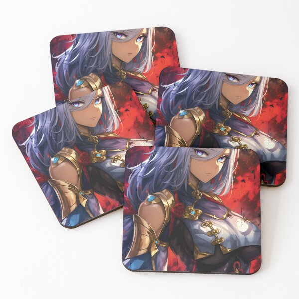 Item preview, Shenhe Fanart Cryo Polearm Exorcist Anime Colorful Hot Print Design designed and sold by Senpaiwaves.