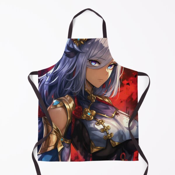 Aperçu de l'œuvre Shenhe Fanart Cryo Polearm Exorcist Anime Design d'impression coloré et tendance créée et vendue par Senpaiwaves.