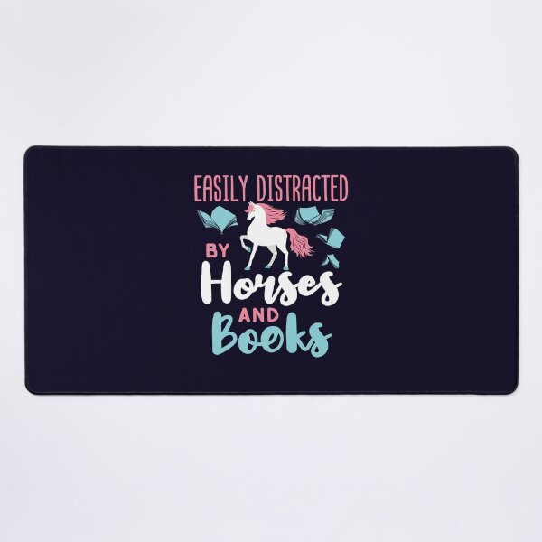 Item preview, Easily Distracted by Horses and Books designed and sold by jaygo.