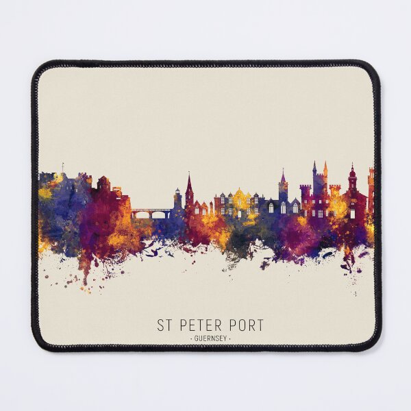 Item preview, St Peter Port Guernsey Channel Islands Skyline designed and sold by ArtPrints.