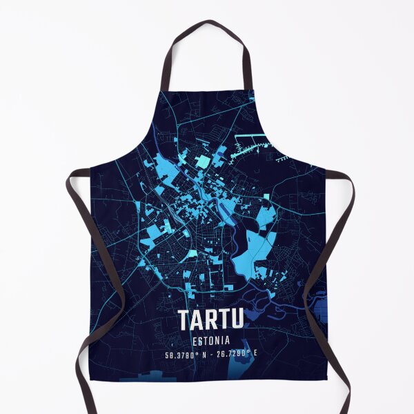 Item preview, Tartu Midnight City Map designed and sold by HomeLivingCo.
