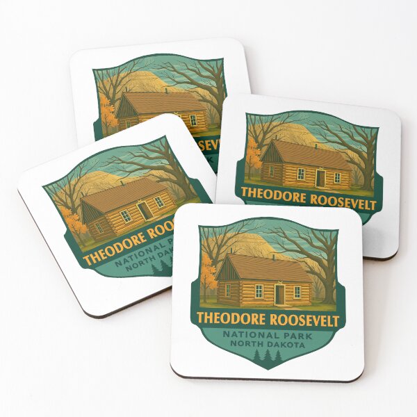 Item preview, Pegatina del Parque Nacional Theodore Roosevelt designed and sold by Ismeal Von.