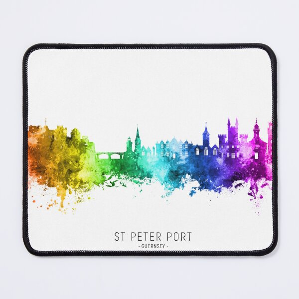 Item preview, St Peter Port Guernsey Channel Islands Skyline designed and sold by ArtPrints.