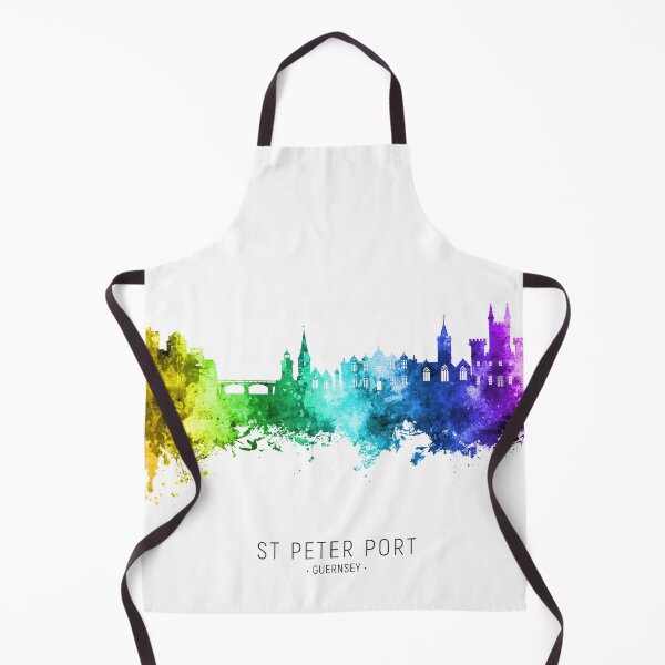 Item preview, St Peter Port Guernsey Channel Islands Skyline designed and sold by ArtPrints.