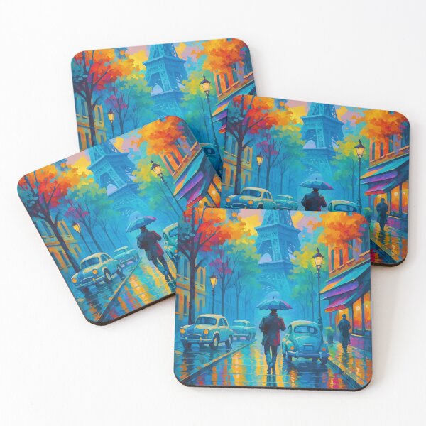 Item preview, Paris After the Rain – Vibrant City Reflections designed and sold by ArtesioByZaber.