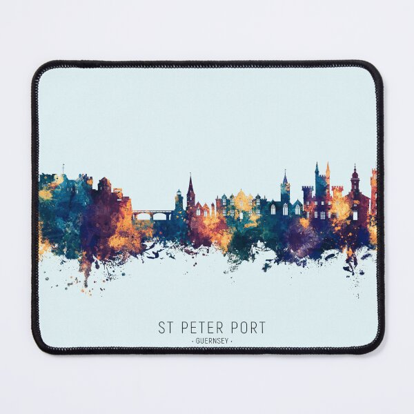 Item preview, St Peter Port Guernsey Channel Islands Skyline designed and sold by ArtPrints.