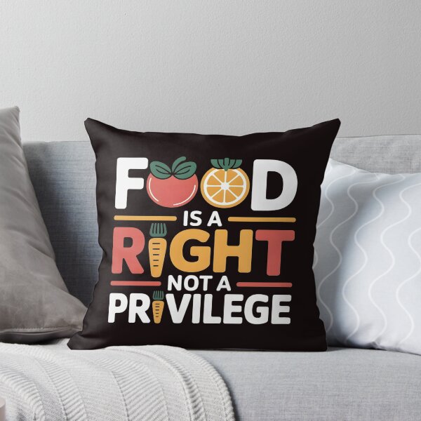 Item preview, Food Is a Right Not a Privilege – Activist Equality Statement designed and sold by Redgiant87x.
