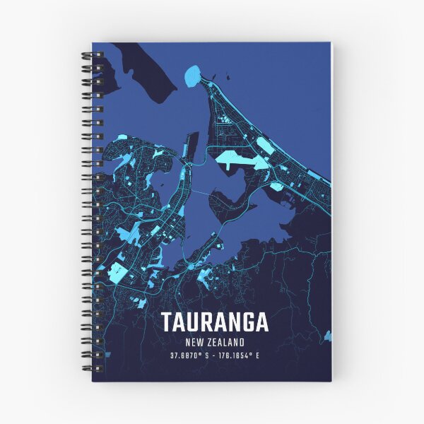 Item preview, Tauranga Midnight City Map designed and sold by HomeLivingCo.