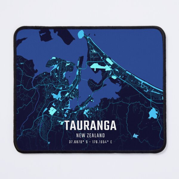 Item preview, Tauranga Midnight City Map designed and sold by HomeLivingCo.