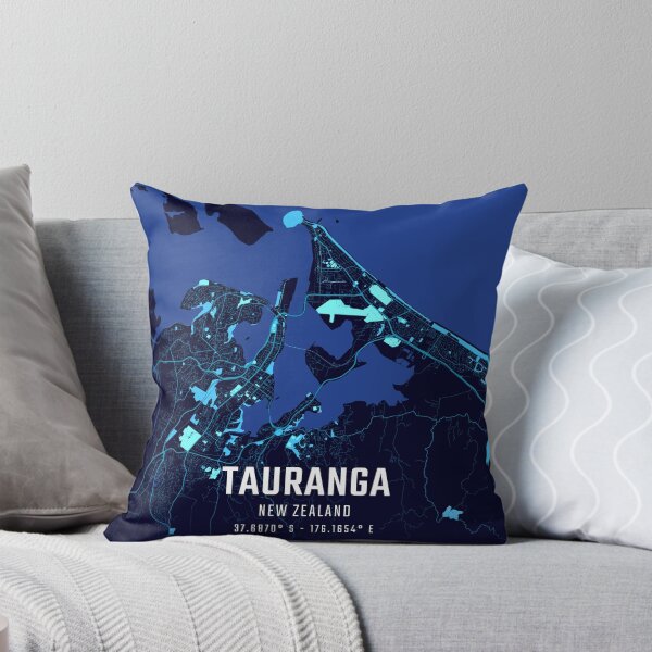 Item preview, Tauranga Midnight City Map designed and sold by HomeLivingCo.