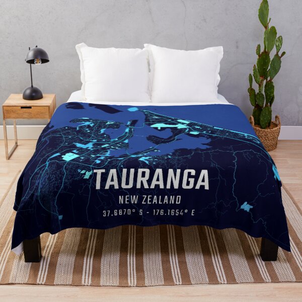 Item preview, Tauranga Midnight City Map designed and sold by HomeLivingCo.