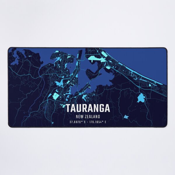 Item preview, Tauranga Midnight City Map designed and sold by HomeLivingCo.