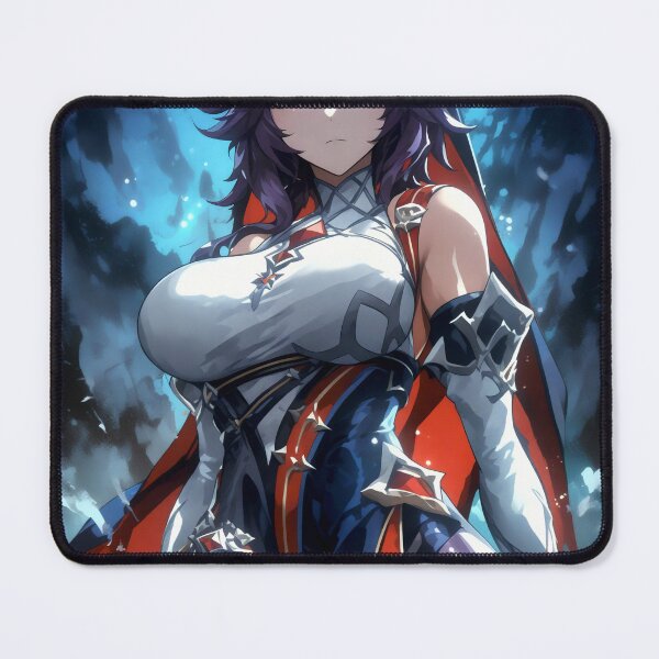 Item preview, Rosaria Fanart Cryo Polearm Nun Gothic Anime T-Shirt designed and sold by Senpaiwaves.